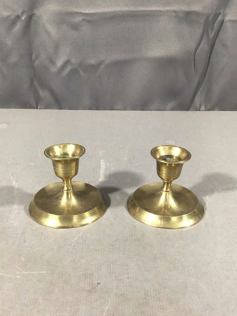Vintage Brass Candle Holders - image 2 of 10