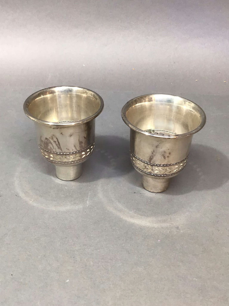 Gorham Sterling Short Candle Holders (27.1+dwt) - image 11 of 15