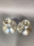 Gorham Sterling Short Candle Holders (27.1+dwt) - thumbnail 4 of 15