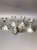 Gorham Sterling Short Candle Holders (27.1+dwt) - thumbnail 2 of 15