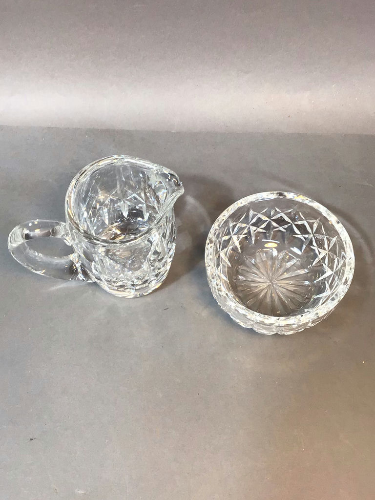 Vintage Waterford Creamer/Open Sugar Bowl - image 4 of 6