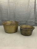 Antique Brass Pots - thumbnail 1 of 7