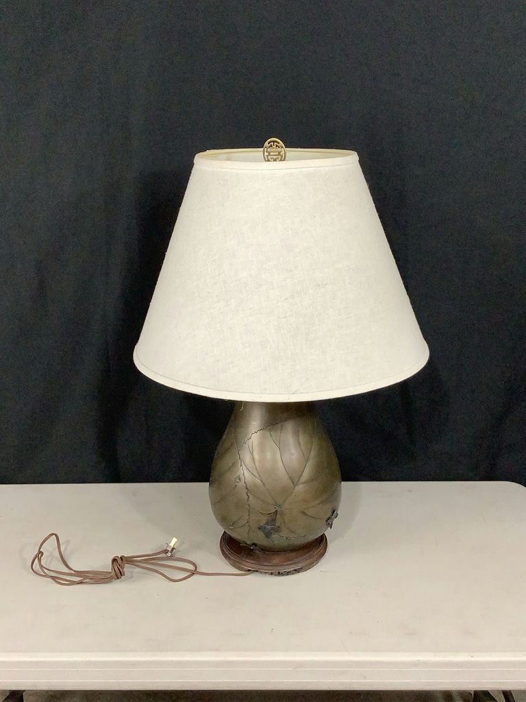 Vintage Brass & Copper Lamp - image 10 of 13