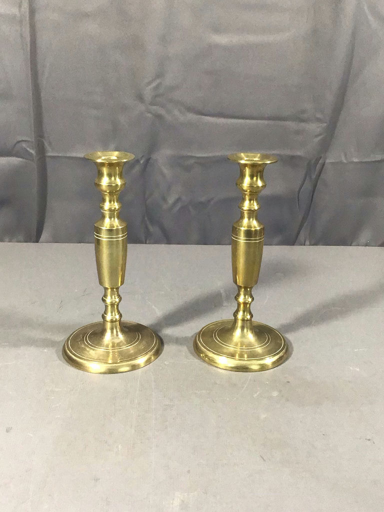 Vintage Brass Candle Holders - image 6 of 10