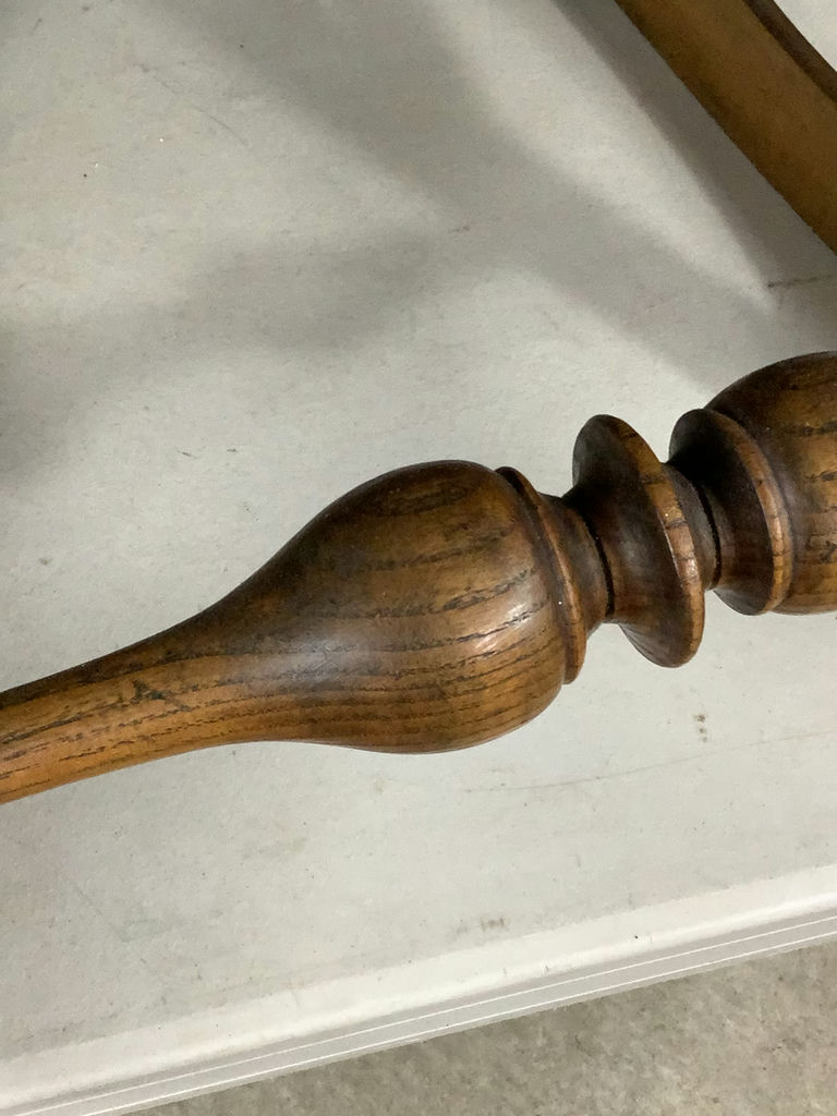 Antique Wooden Ladder-Back Rocking Chair - image 8 of 18