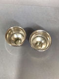 Gorham Sterling Short Candle Holders (27.1+dwt) - thumbnail 12 of 15