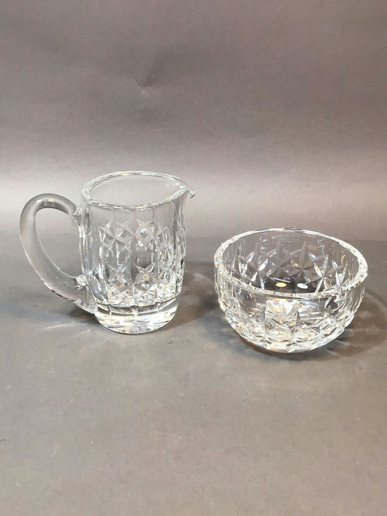 Vintage Waterford Creamer/Open Sugar Bowl - image 2 of 6