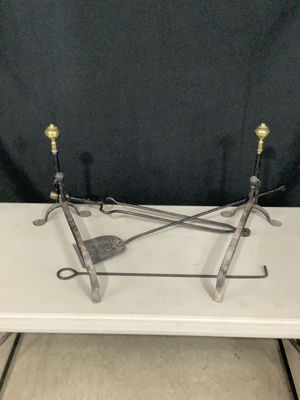 Antique Fireplace Accessories - Image 1 of 3