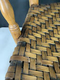 Antique Wooden Ladder-Back Rocking Chair - thumbnail 12 of 18
