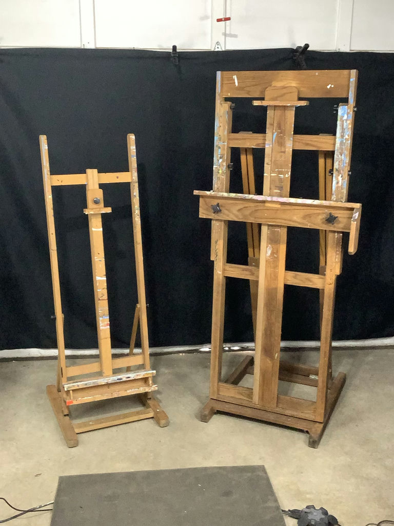 Vintage Large Wooden Easels - image 1 of 8