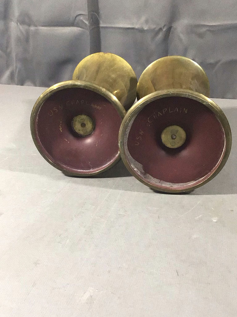 Vintage Brass Flower Vases - image 4 of 6