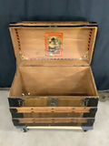 Antique Dome-Top Steamer Trunk - thumbnail 1 of 10