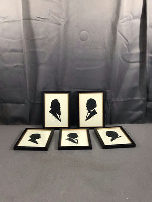 Famous Composers Miniature Silhouettes - Image 1 of 4
