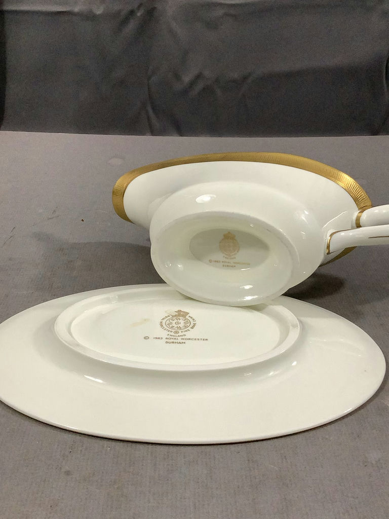 Royal Worcester Durham Pattern Dinnerware / Set 8+ - image 7 of 15