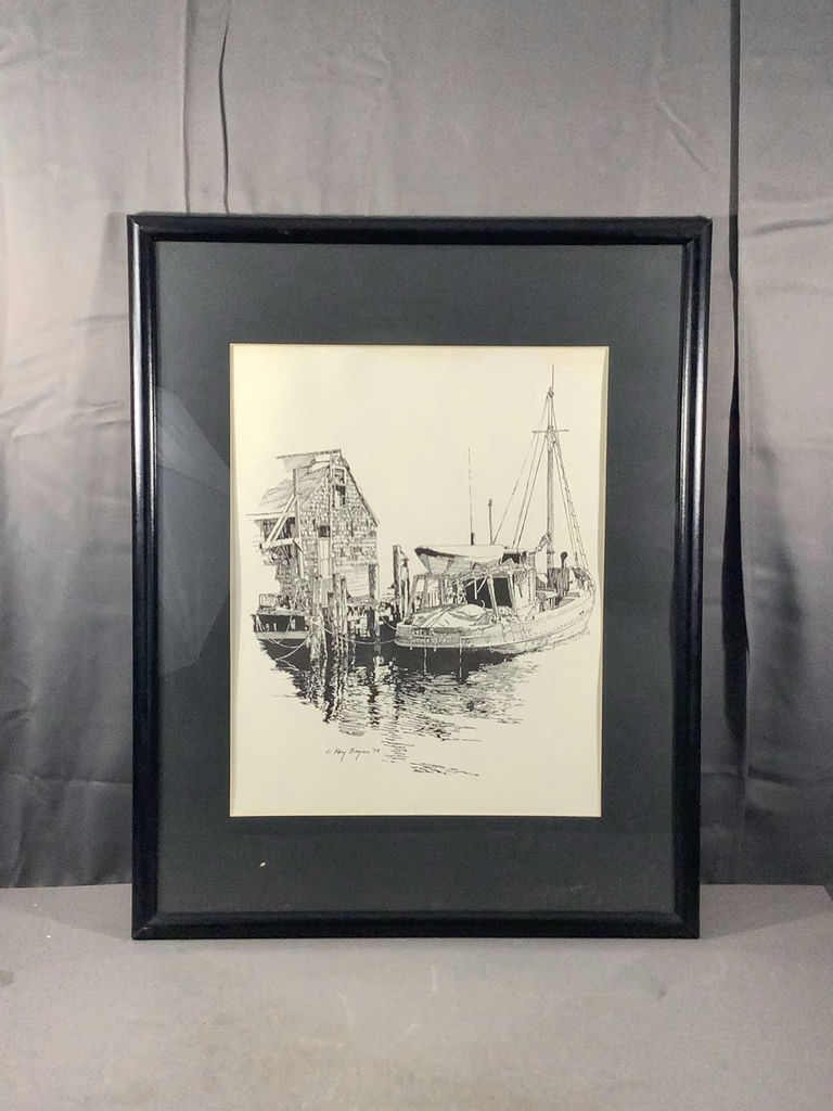 C. Ray Bryan Framed Sketch - image 2 of 4
