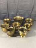 Small Brass Planters/Bowls - thumbnail 1 of 16
