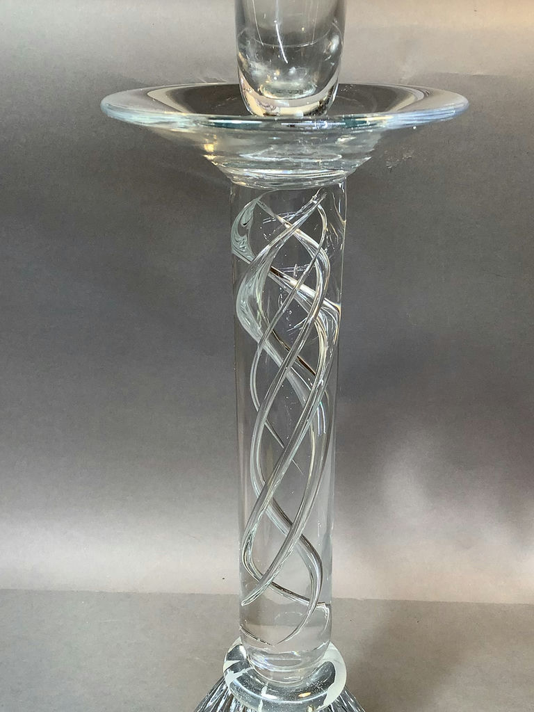 Fancy Crystal Candleholders - image 7 of 13