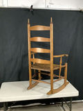 Antique Wooden Ladder-Back Rocking Chair - thumbnail 15 of 18