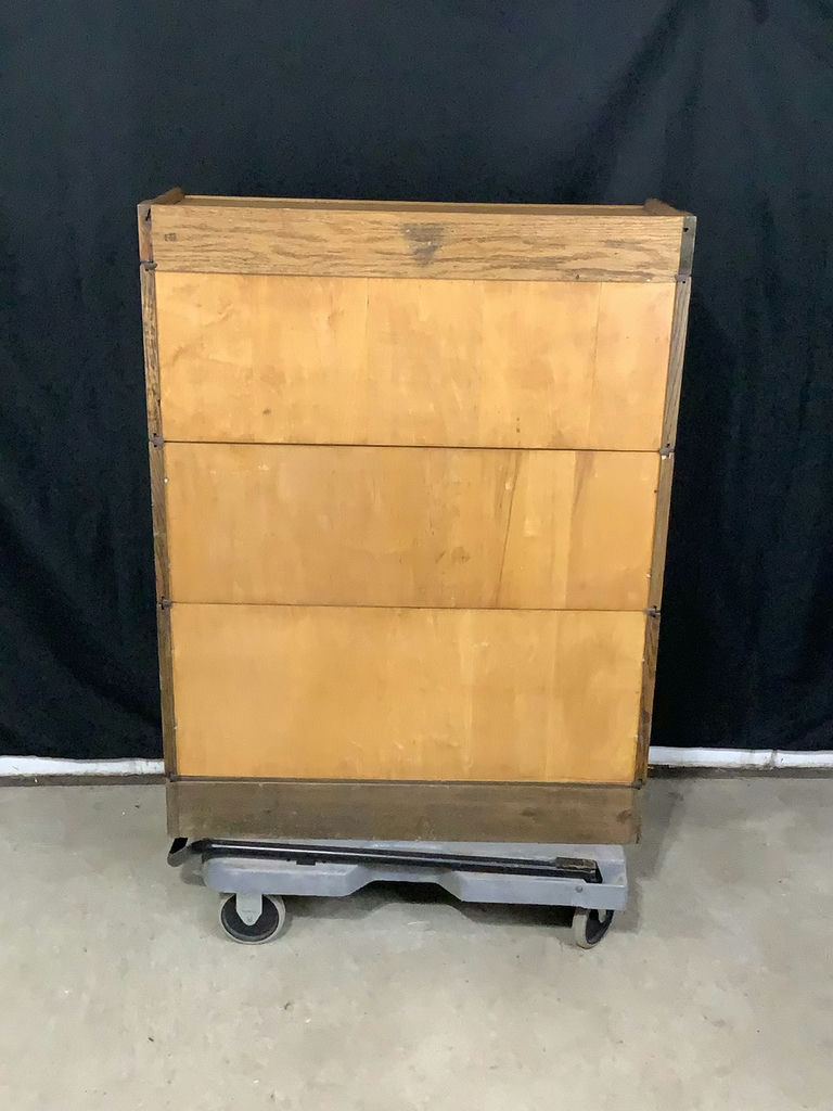 Antique 3-Section Barrister Bookcase - image 2 of 4