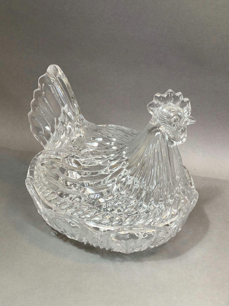 Vintage Glass Chicken Baskets - image 3 of 10