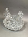 Vintage Glass Chicken Baskets - thumbnail 3 of 10