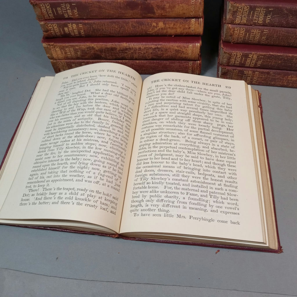 Antique Dickens Handy Volumes by Lauriat - image 8 of 15