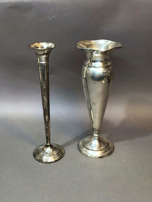 Elgin Silver Co. Sterling Vases - Image 1 of 12