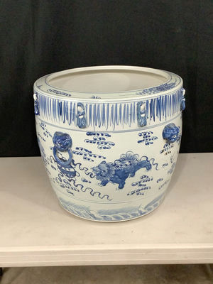 Vintage Chinese Fish Bowl - Image 1 of 14