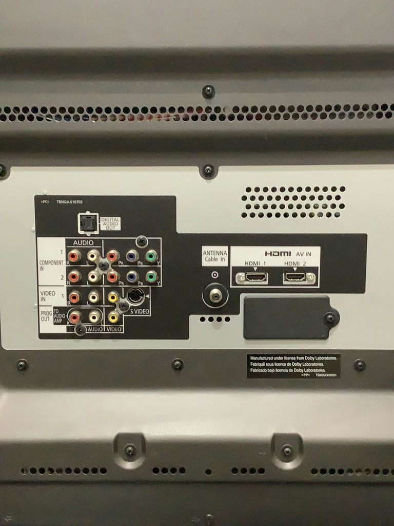 Panasonic 50in High Def Plasma TV NO REMOTE - image 3 of 6