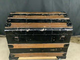 Antique Black Steamer Trunk - thumbnail 8 of 8