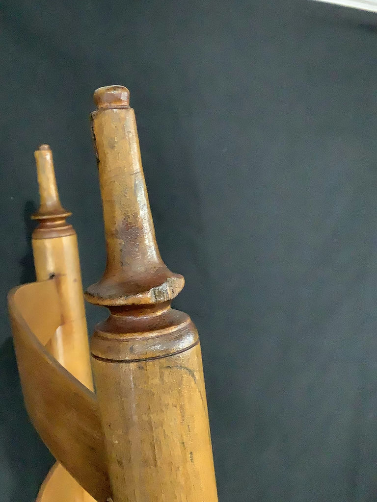 Antique Wooden Ladder-Back Rocking Chair - image 14 of 18