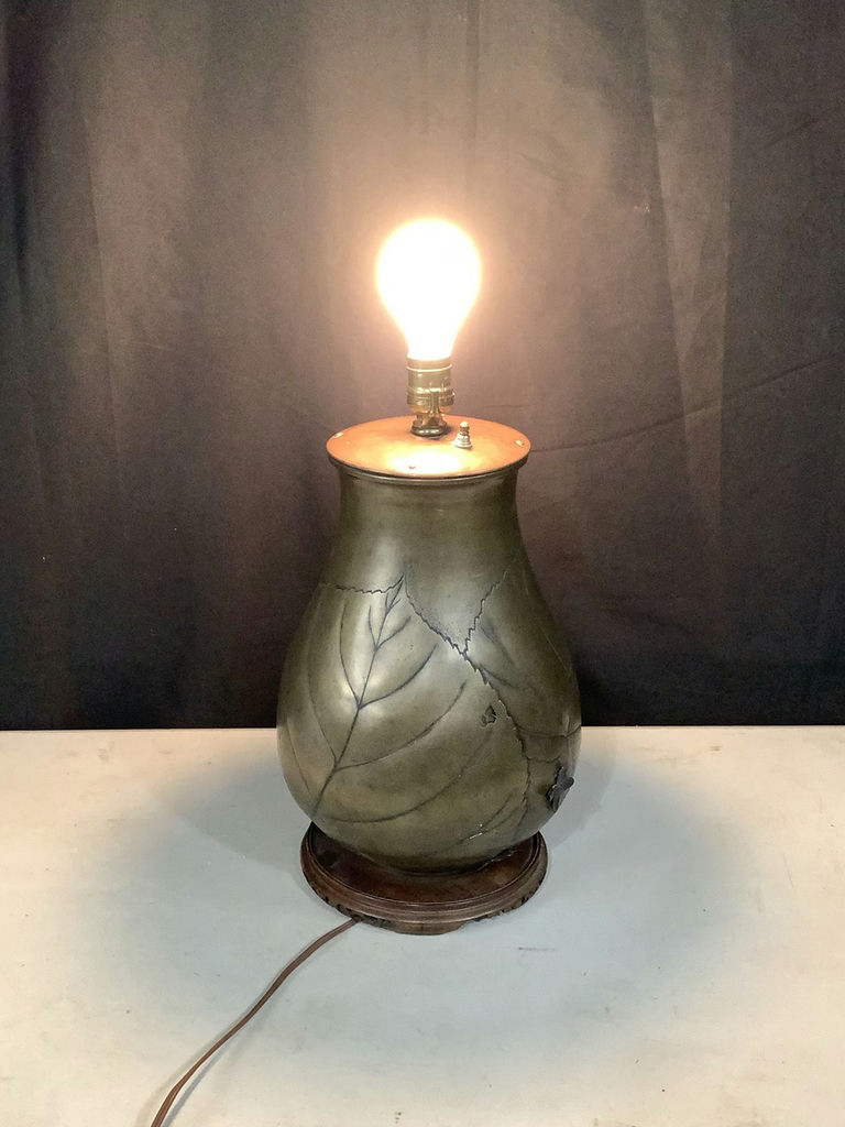 Vintage Brass & Copper Lamp - image 1 of 13