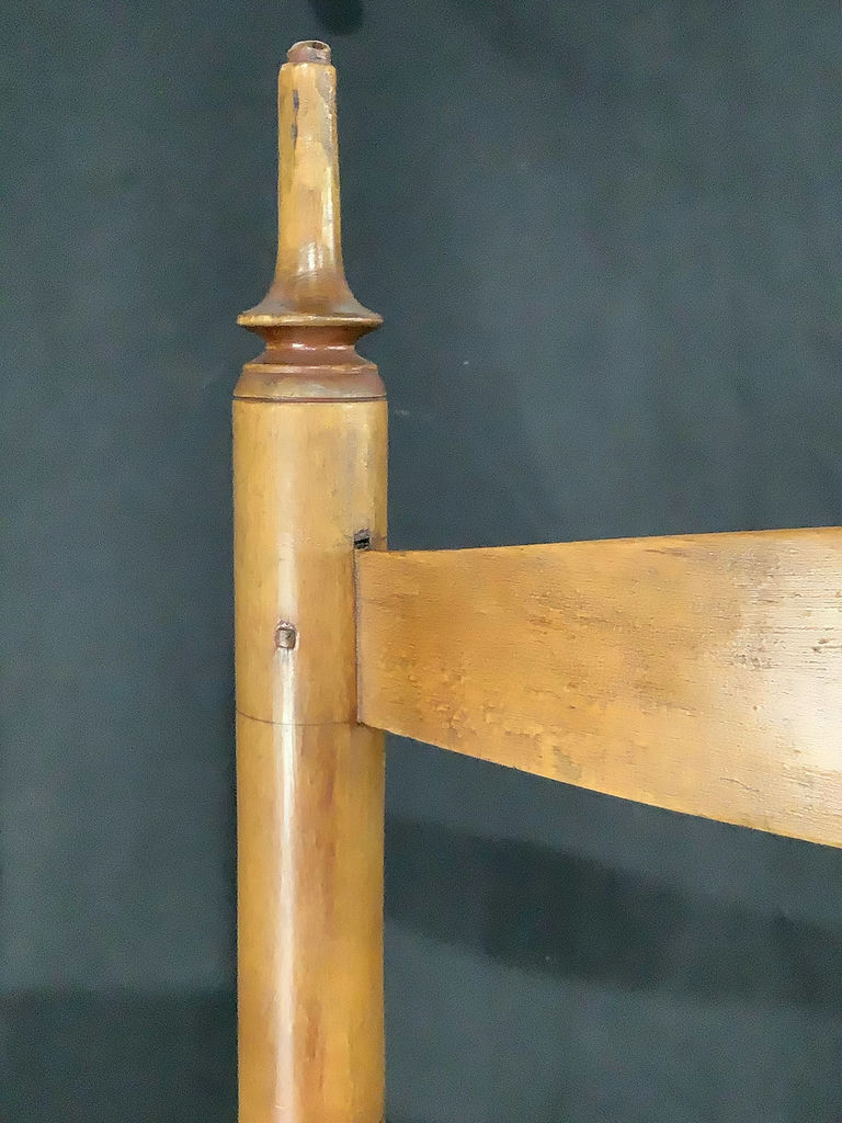 Antique Wooden Ladder-Back Rocking Chair - image 16 of 18