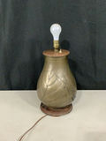 Vintage Brass & Copper Lamp - thumbnail 2 of 13