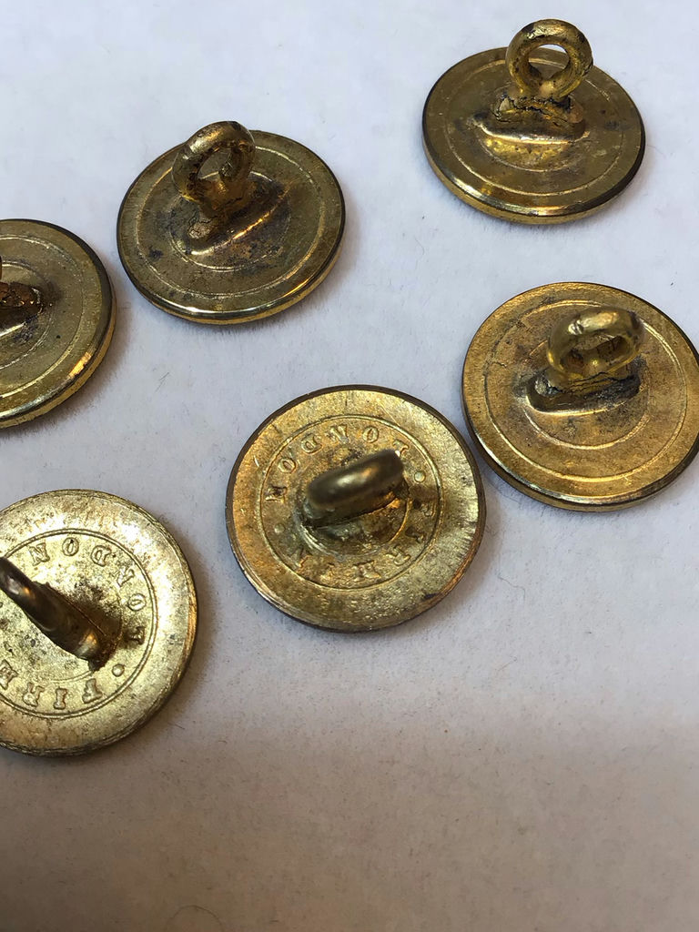 Vintage Firmin Brass Hunting Buttons - image 7 of 11
