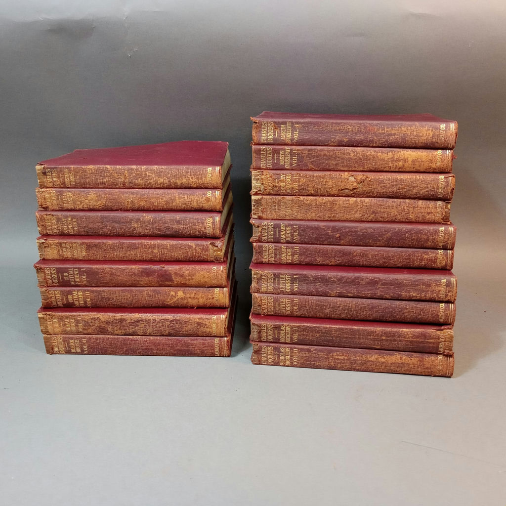 Antique Dickens Handy Volumes by Lauriat - image 1 of 15