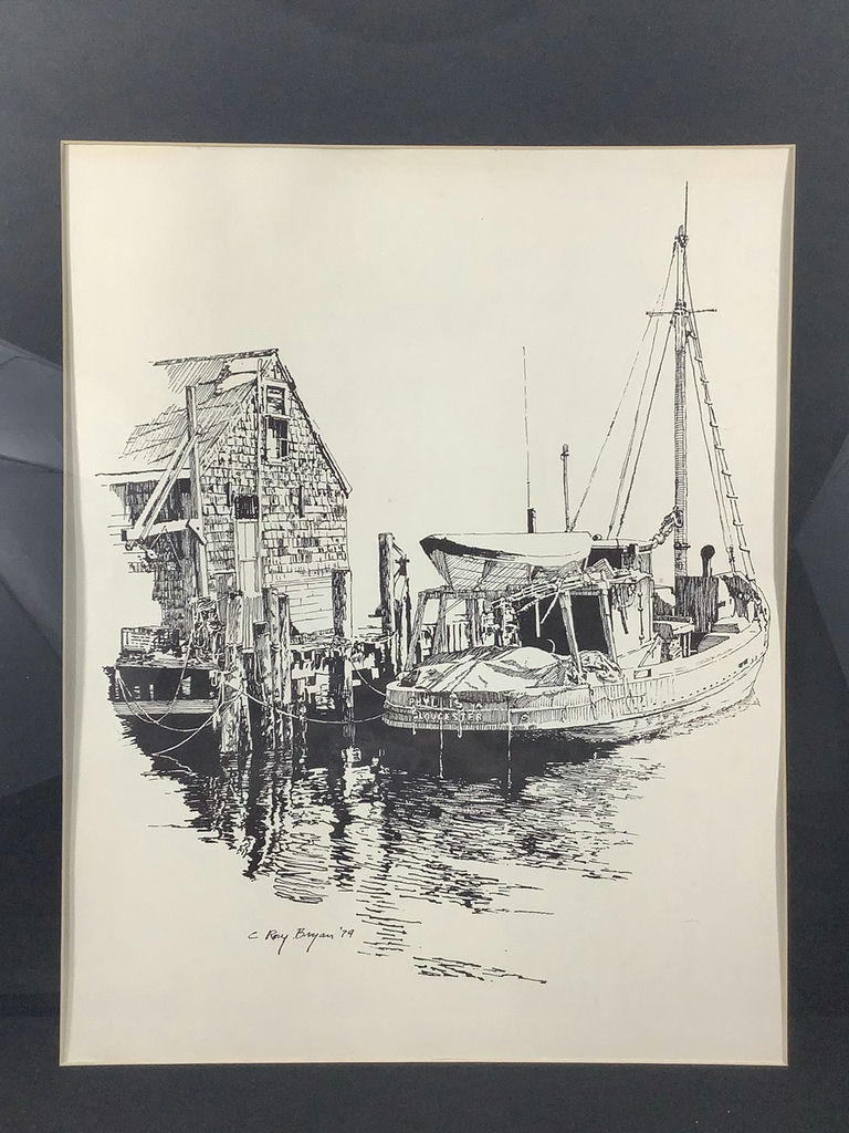 C. Ray Bryan Framed Sketch - image 1 of 4