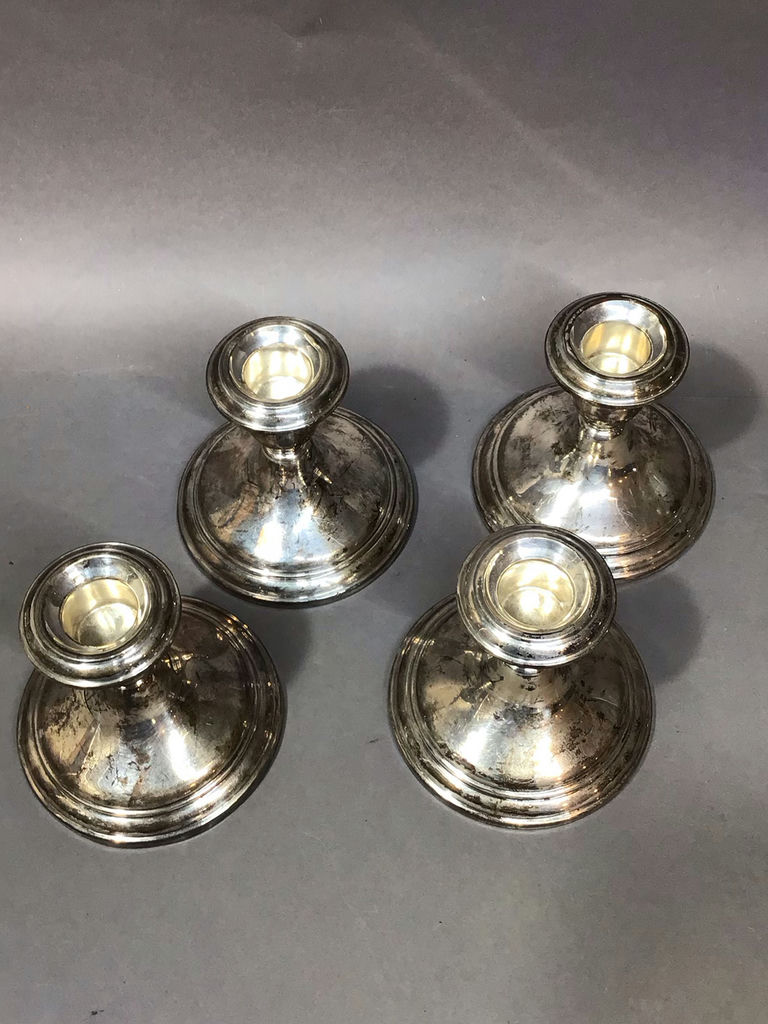 Alvin Sterling Candle Holders - image 3 of 6