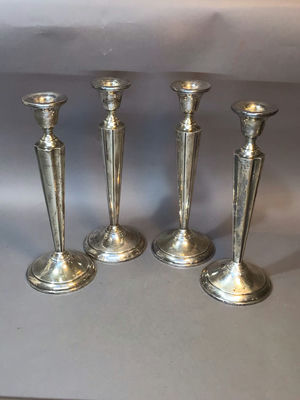 D.R. Sterling & More Tall Candle Holders - Image 1 of 13