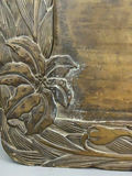 Antique Japanese Hand Carved Wood Tray - thumbnail 2 of 6
