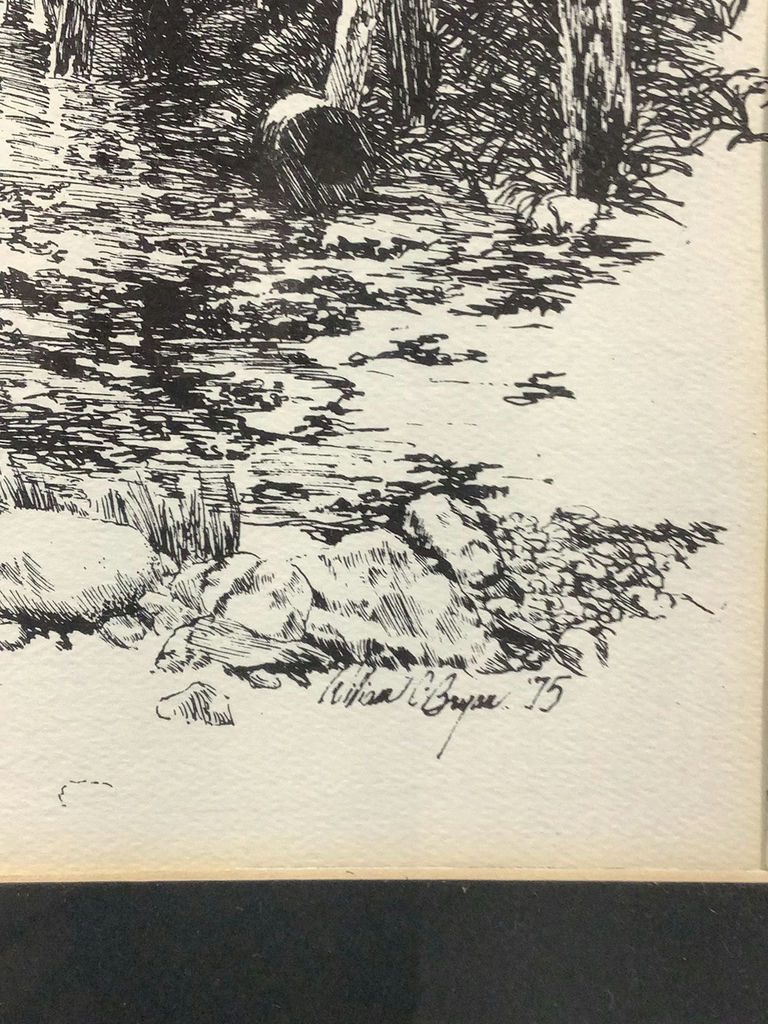 C. Ray Bryan Framed Sketch - image 3 of 4