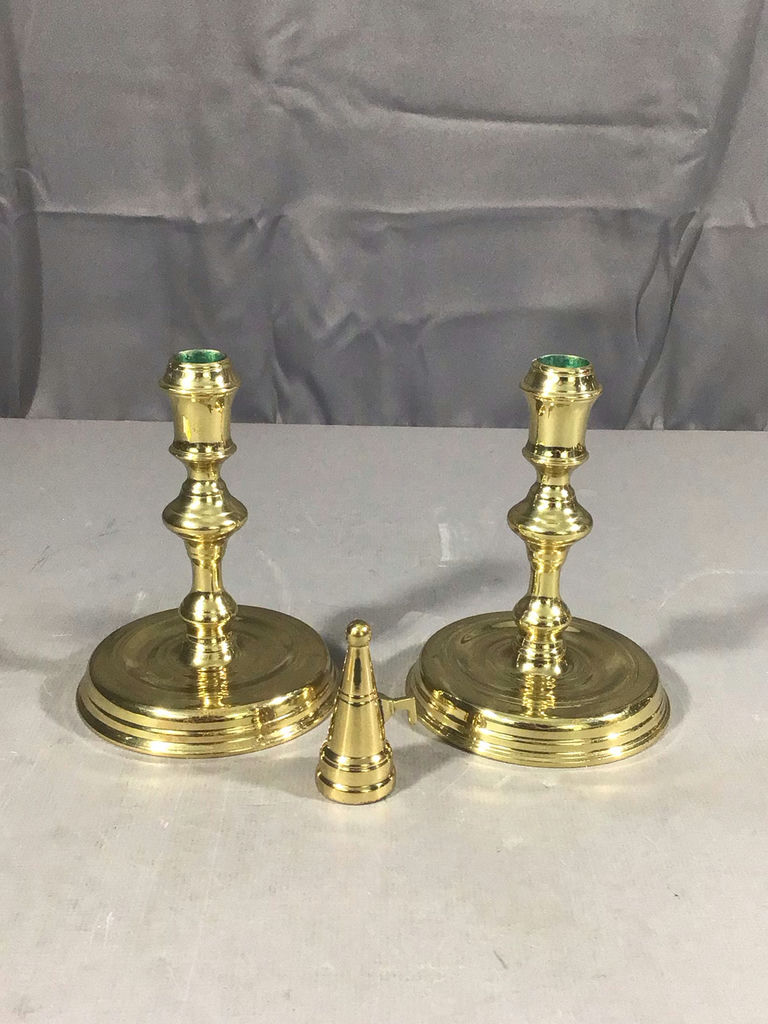 Virginia Metalworks Brass Candle Holders - image 5 of 7