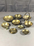 Small Brass Bowls and Coasters - thumbnail 1 of 20