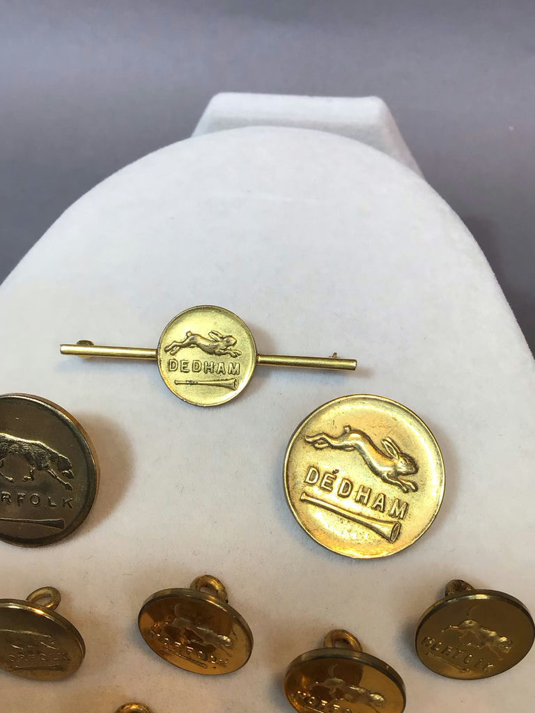 Vintage Firmin Brass Hunting Buttons - image 2 of 11