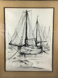 Claude Piéchoud Framed Sailboat Print - thumbnail 2 of 5