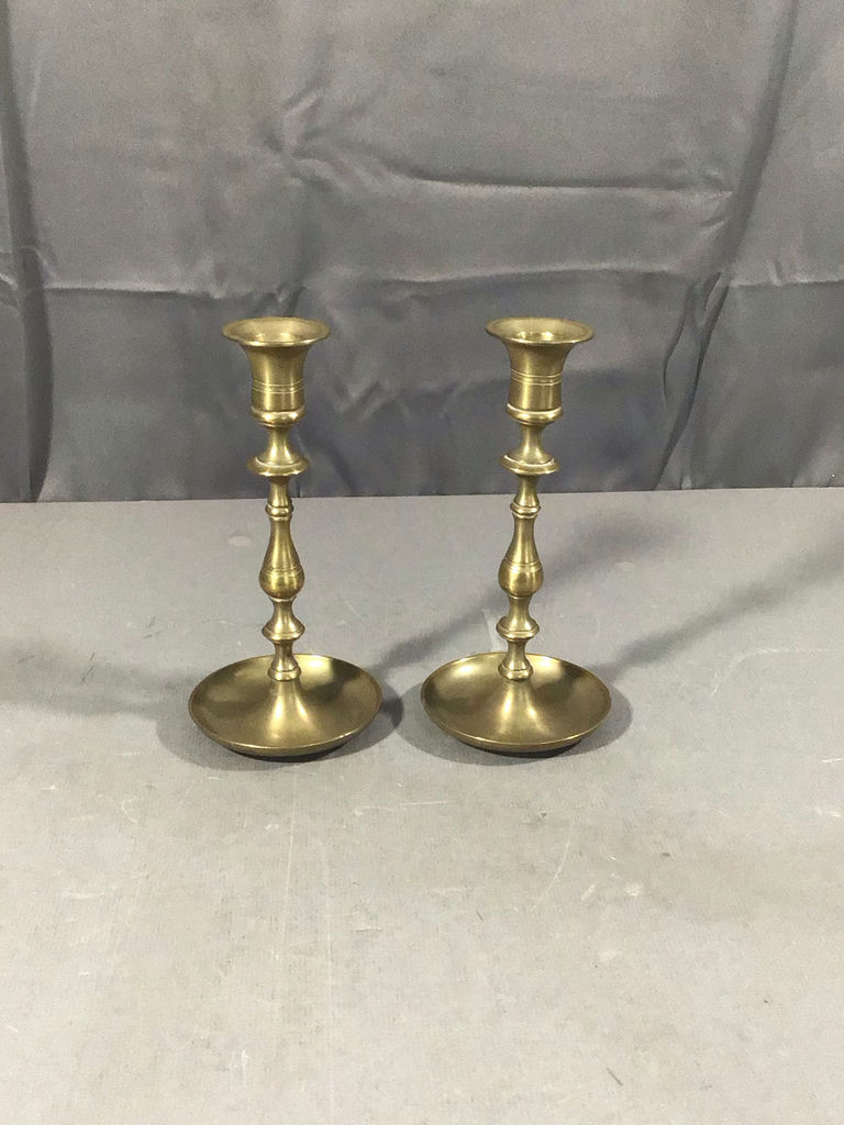 Vintage Brass Candle Holders - image 5 of 10