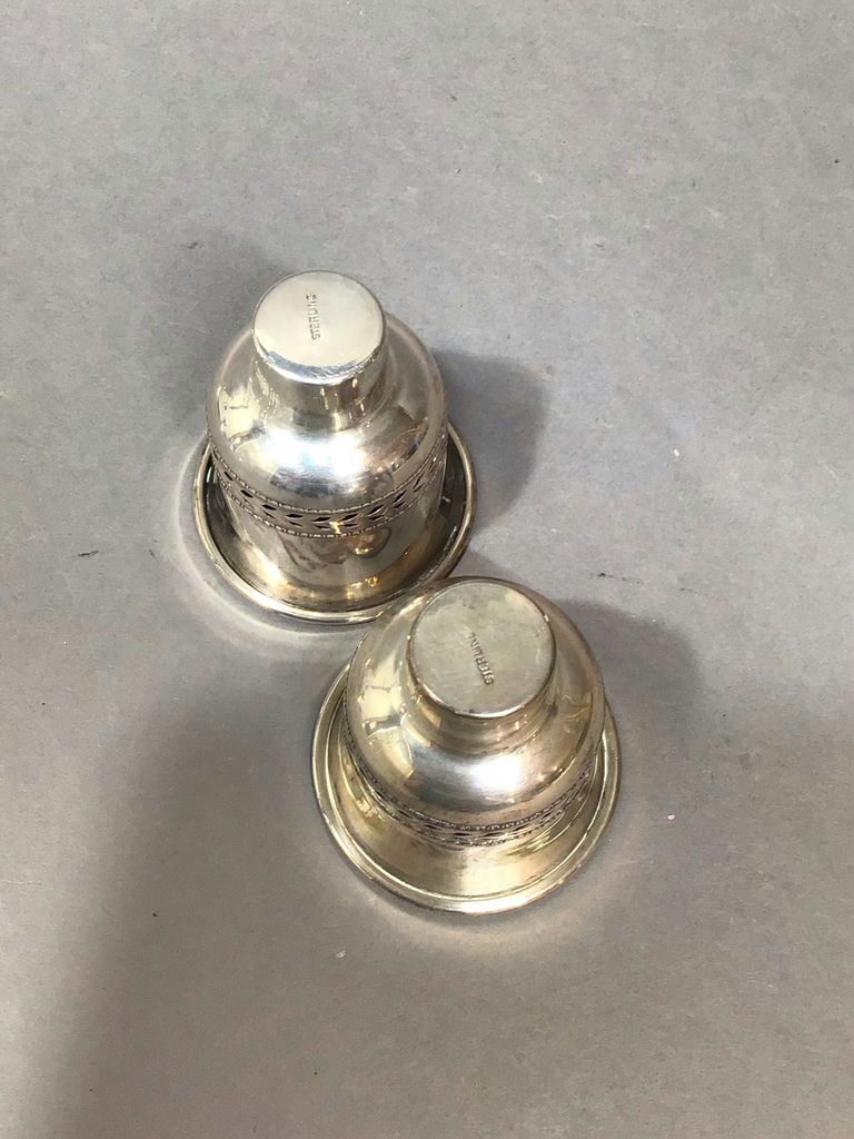 Gorham Sterling Short Candle Holders (27.1+dwt) - image 13 of 15