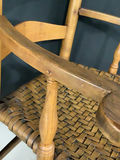 Antique Wooden Ladder-Back Rocking Chair - thumbnail 5 of 18