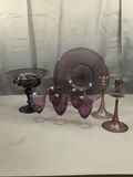 Antique Amethyst Glassware - thumbnail 1 of 10