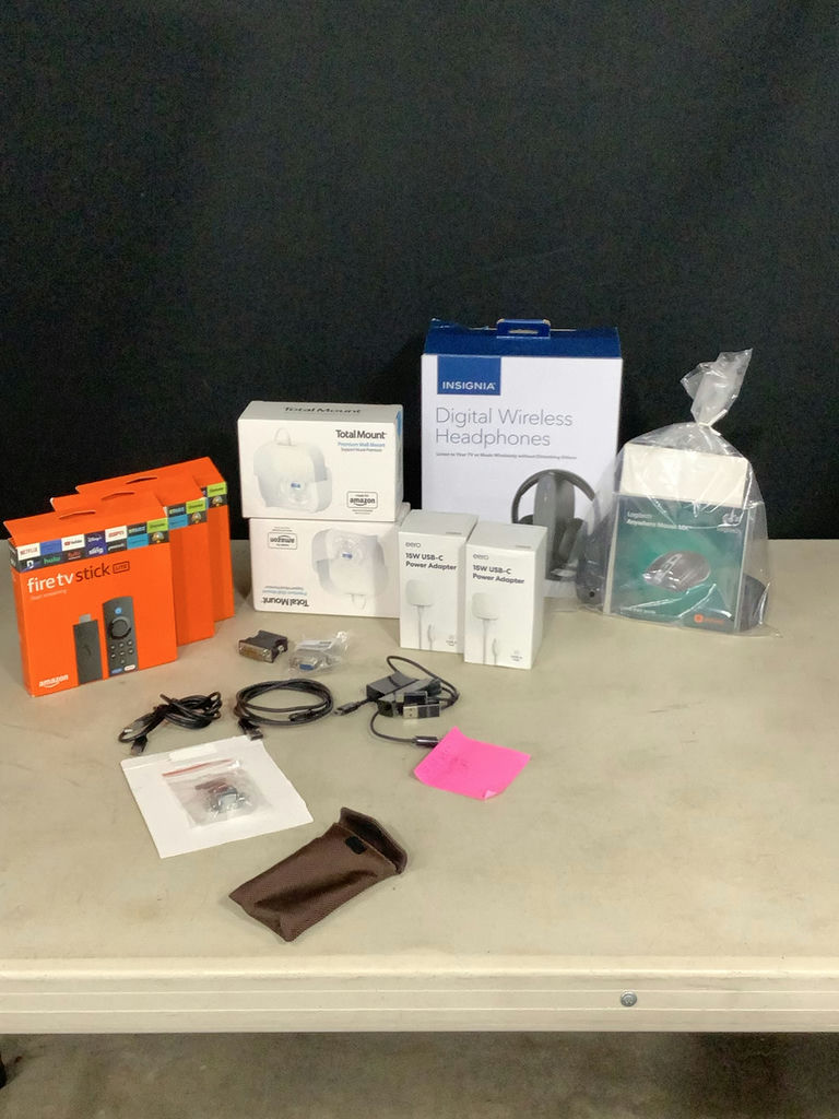 FireStick, Wireless Headphones, Power Adapters & More NIB - image 1 of 11